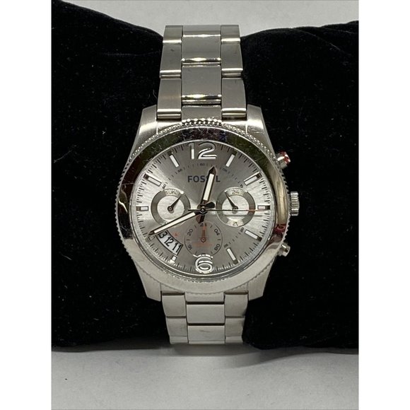 Fossil Perfect Boyfriend ES3883 Women Silver Band - Picture 3 of 12